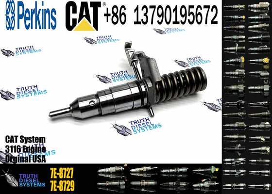 3114 3116 Engine Diesel Fuel Injector 7E-8727 7E8727 0R-3002 for Caterpillar Excavator 205B 213B 214B 224B E110B E240B E240C