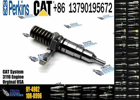 Excavator Accessories Fuel Injector 0R8682 0R8467 9Y-4982 1278220 0R0471 1014561 for Caterpillar 3116 Diesel Engine Spare Parts Construction Machinery
