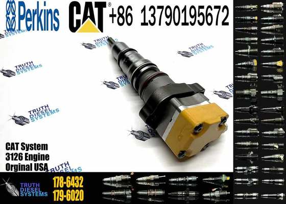 Diesel Fuel Injector for 3216 Excavator 3126E 3126B Common Rail Injector 178-6432 10R-9348 188-1320 10R-9237
