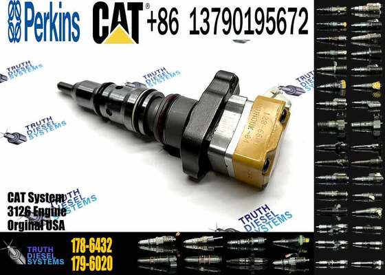 Diesel Fuel Injector for 3216 Excavator 3126E 3126B Common Rail Injector 178-6432 10R-9348 188-1320 10R-9237