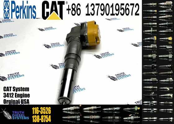 Diesel Engine Parts Fuel Injector 174-7526 1747526 174-7527 111-7916 59-0835 159-0836 for Excavator Loader 990 3408 3412 5110B 116-3526