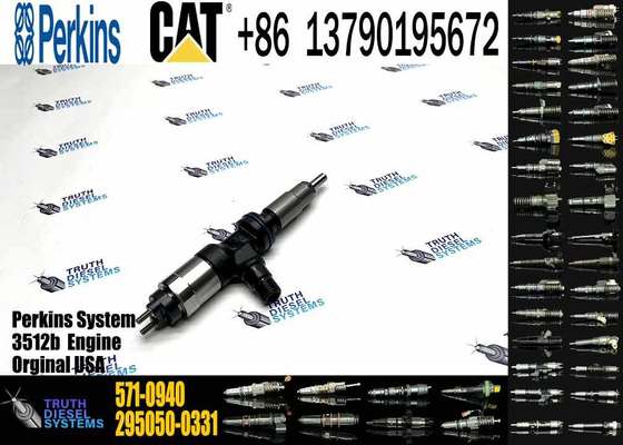 New C4.4 Engine Diesel Common Rail Injector Model 571-0940 295700-1200 418-3229 295050-1810 370-7287 295050-0421