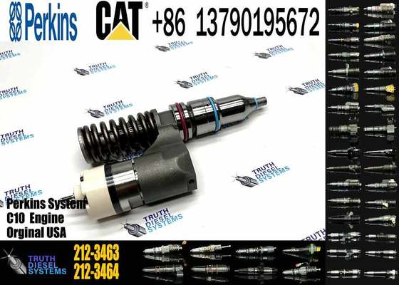 C10 C12 3176C Fuel Injector Engine Parts 212-3463 2123463 10R-0963 10R-9235 Excavator Spare Parts for CATERPILLAR 345B 365B