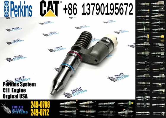 Factory High Quality Fuel Injector for Cat C11 C13 Engine Fuel Injector 249-0712 2490712 Injector 10R-1305 249-0708 249-0707