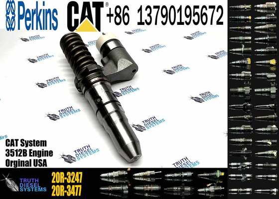 Excavator Parts 392-0225 Fuel Injector 3920225 20R-3247 20R3247 for CAT 3508B 3512B 3516B 3512C 3516C