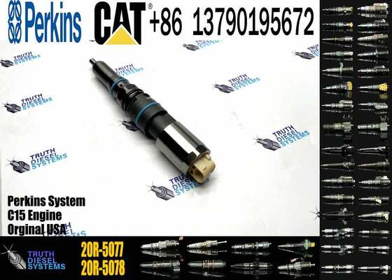 Excavator Diesel Fuel Injector C9.3 Engine Part 367-4293 20R-5077 for Caterpillar Engine-New Stainless Steel