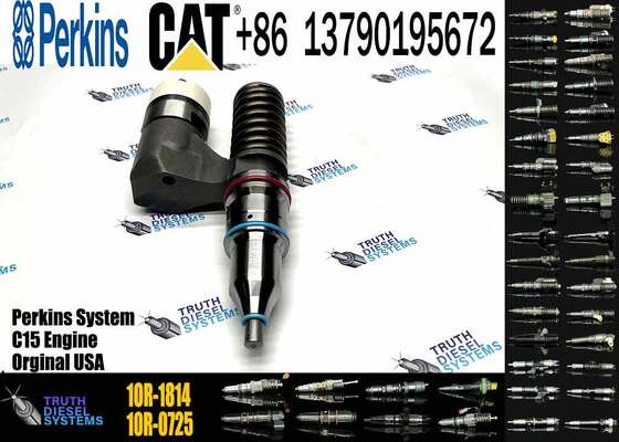 Excavator Parts Diesel C12 Engine Injector 208-9160 0R-9595 1OR-1814 OR-4987 161-1785 New Stainless Steel Injector for Excavator