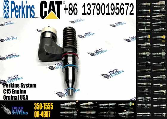 Common Rail Fuel Injector 350-7555 20R-0056 for Caterpillar C10 C12 Excavator 345B CPT372 350-7555 350 7555 20R0056
