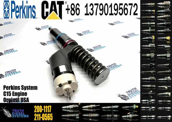 Excavator Accessories for CAT C11 C13 C15 Fuel Injector 191-3003 1913003 200-1117 2001117 for Construction Machinery