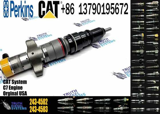 222-5961 Common Rail Fuel Injectors 241-3238 Diesel Injector 241-3239 241-3400 243-4502 for Cat Excavator Parts C7 Engine