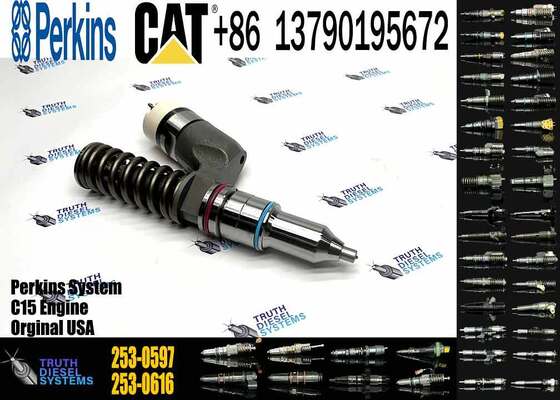 New Diesel Engine Injector 276-8307 374-0705 1OR-0724 253-0597 1OR-9787 20R-8048 Steel for Caterpillar C18 C15 Common Rail