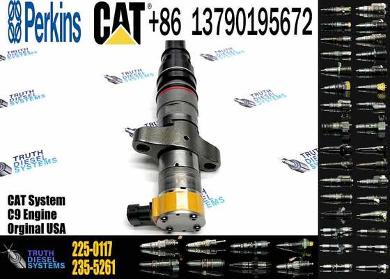 Excavator Accessories Fuel Injector 225-0117 236-0957 238-8092 240-8063 242-0857 245-3516 For CAT C9 Construction Machinery