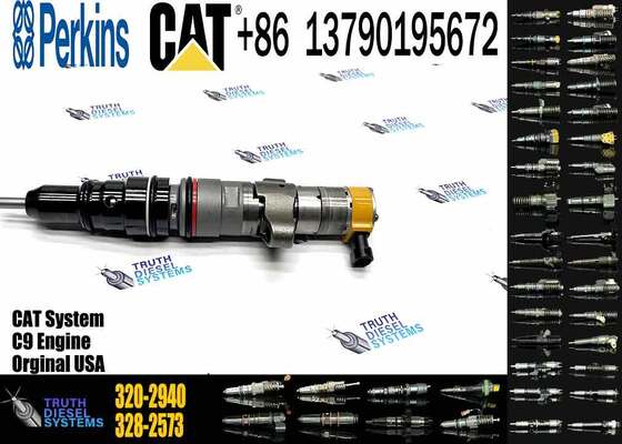C9 HEUI Injector 320-2940 328-2574 Iesel Fuel Injector 53L-8062 553-2592 for Caterpillar Excavator C9 Engine Parts