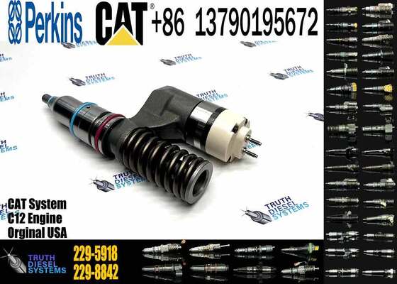 Excavator Injector 10R1814 10R-1814 2295918 229-5918 for C12 Engine Parts Diesel Nozzle Assembly