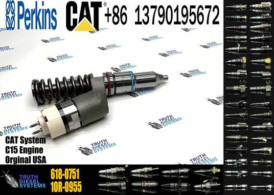 Common Rail Injector 30R-0004 618-0751 Suitable for CAT C15 C27 C32 C27 Engine Tractor D10N D10R D10T D10T2 Loader 990H 990K