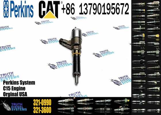 New Quality Common Rail Fuel Injector 321-0990 2645a743 10R-7668 Engine Fuel Injector for Engine C6.6 320D Inyector
