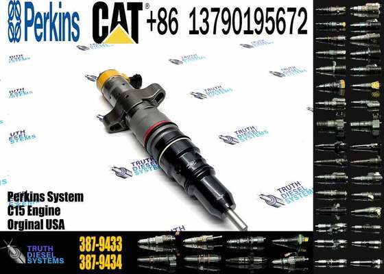 Excavator Fuel Injector 387-9431 387-9432 387-9433 387-9436 Common Rail Injector for C7 C9 3406e Diesel Engine Parts