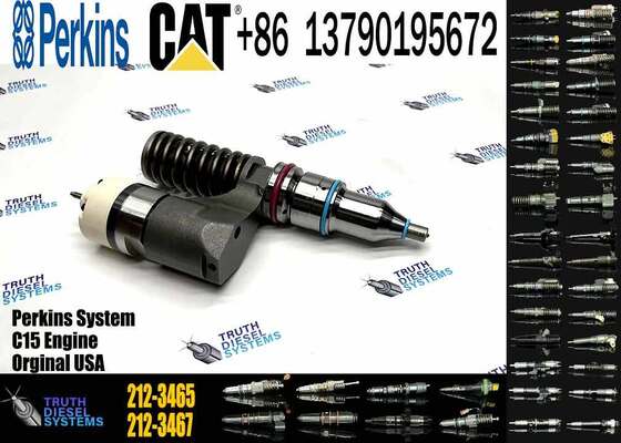 Excavator Injector 1165426 116-5426 1660155 166-0155 2123465 212-3465 for C12 Engine Parts Diesel Nozzle Assembly