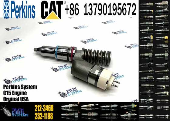 E345D E374D Excavator Parts C13 C15 Engine Common Rail Fuel Injector 212-3468 253-0616