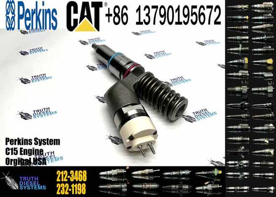 E345D E374D Excavator Parts C13 C15 Engine Common Rail Fuel Injector 212-3468 253-0616