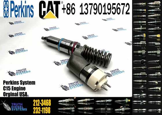 E345D E374D Excavator Parts C13 C15 Engine Common Rail Fuel Injector 212-3468 253-0616