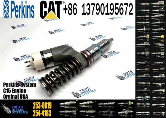 3406E C15 C18 Engine Common Rail Injector 2530619 253-0619 10R-7232 254-4183 272-0630 Fuel Injector Nozzle 10R-7229 for Truck