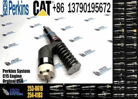 3406E C15 C18 Engine Common Rail Injector 2530619 253-0619 10R-7232 254-4183 272-0630 Fuel Injector Nozzle 10R-7229 for Truck