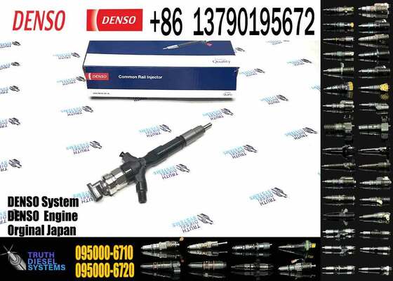 Remanufactured 095000-6710 095000-671# 095000-701# Truck/car/excavator Injector for OE 23670-30120 23670-30230 Diesel Engine