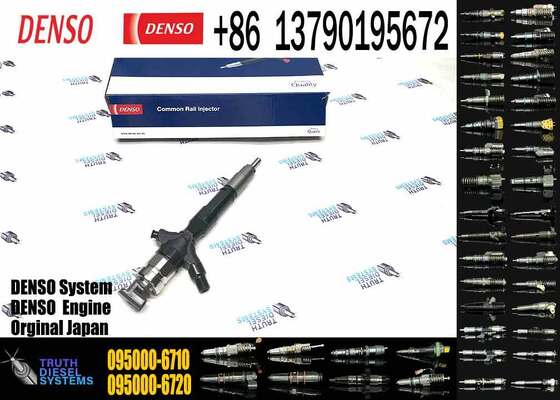 Remanufactured 095000-6710 095000-671# 095000-701# Truck/car/excavator Injector for OE 23670-30120 23670-30230 Diesel Engine