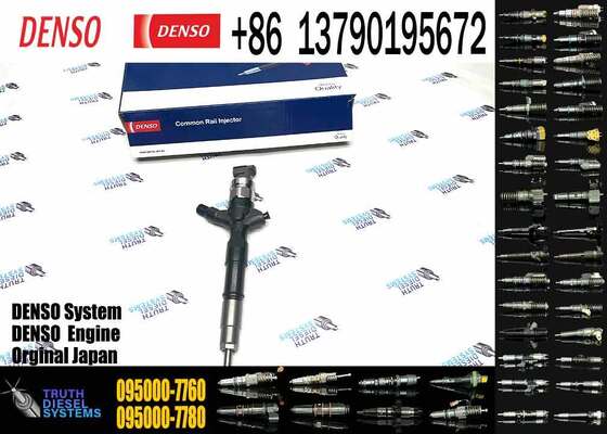 Common Rail Fuel Injector 23670-30300 095000-7760 095000-7761 for TOYO-TA Hilux Hiace 2KD-FTV