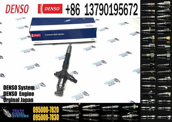 Genuine Diesel Fuel Injectors 095000-7820 23670-30290 Original Common Rail Injector