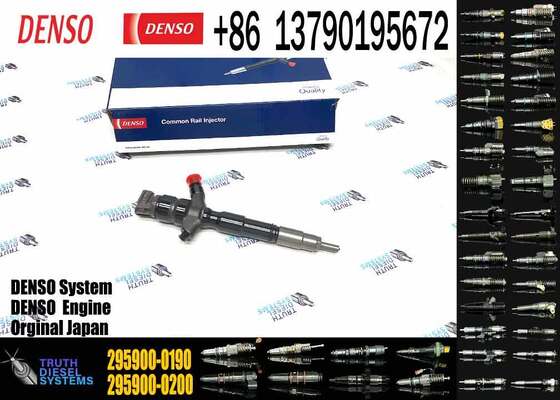 Original Diesel Fuel Engine Common Rail Injector 295900-0240 295900-0190 23670-30170 23670-39445 for Toyota 1KD Euro 5 Engine