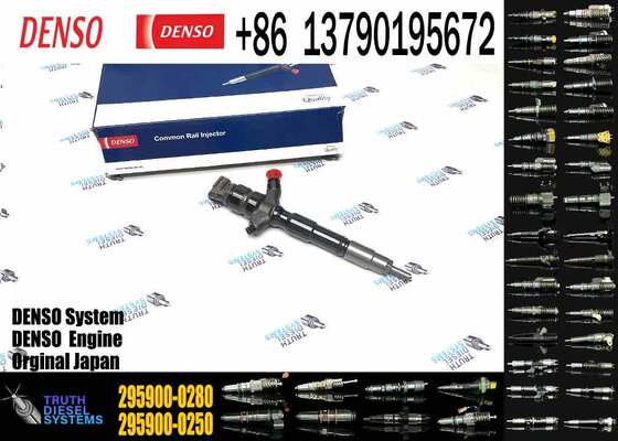 High Quality Diesel Common Rail Injector 295900-0280 295900-0210 23670-30450 for Hilux 2KD Denso Injector