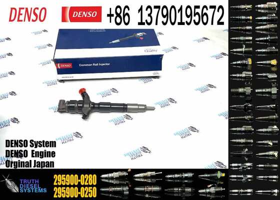 High Quality Diesel Common Rail Injector 295900-0280 295900-0210 23670-30450 for Hilux 2KD Denso Injector