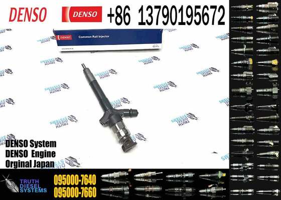 Construction Machinery Parts 095000-7640 095000-6040 23670-0R020 Fuel Injector Common Rail Injector for Toyota