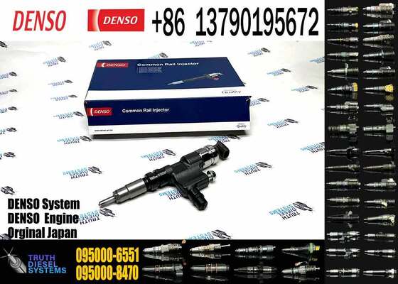 Genuine Common Rail Fuel Injector 095000-6550 diesel Injector 095000-6551