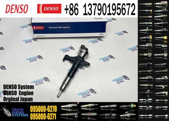 GENUINE and BRAND NEW DIESEL COMMON RAIL FUEL INJECTOR ASSY 095000-6270, 095000-6274, 8-97610254-0, 8-97610254-4 for GIGA 6UZ1