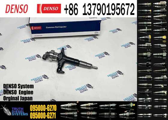 GENUINE and BRAND NEW DIESEL COMMON RAIL FUEL INJECTOR ASSY 095000-6270, 095000-6274, 8-97610254-0, 8-97610254-4 for GIGA 6UZ1
