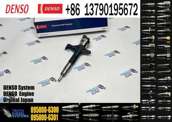 New 095000-6300 1-15300436-0 Common Rail Diesel Injection Valve IS-UZU HITACHI Excavator 6WG1 Heavy Duty C/E-Series ZX450 Steel
