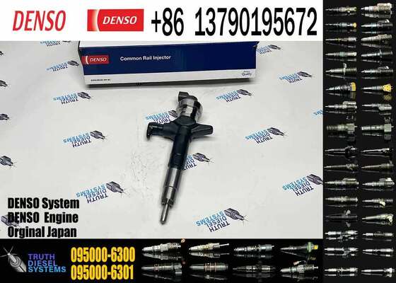 New 095000-6300 1-15300436-0 Common Rail Diesel Injection Valve IS-UZU HITACHI Excavator 6WG1 Heavy Duty C/E-Series ZX450 Steel