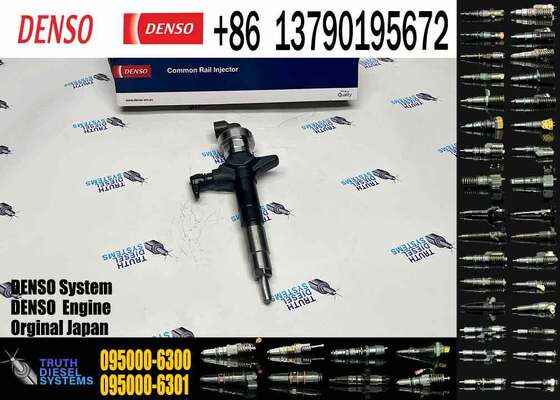 New 095000-6300 1-15300436-0 Common Rail Diesel Injection Valve IS-UZU HITACHI Excavator 6WG1 Heavy Duty C/E-Series ZX450 Steel