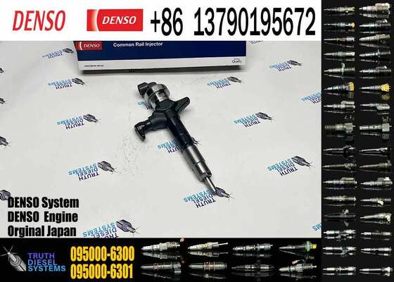 New 095000-6300 1-15300436-0 Common Rail Diesel Injection Valve IS-UZU HITACHI Excavator 6WG1 Heavy Duty C/E-Series ZX450 Steel