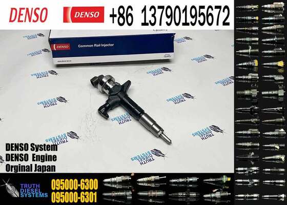 New 095000-6300 1-15300436-0 Common Rail Diesel Injection Valve IS-UZU HITACHI Excavator 6WG1 Heavy Duty C/E-Series ZX450 Steel