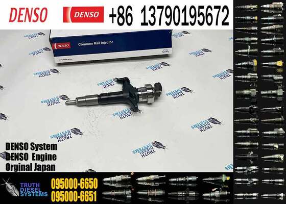 095000-6650 095000-6651 095000-6652 095000-6653 095000-6654 Common Rail Diesel Fuel Injector Remanufactured