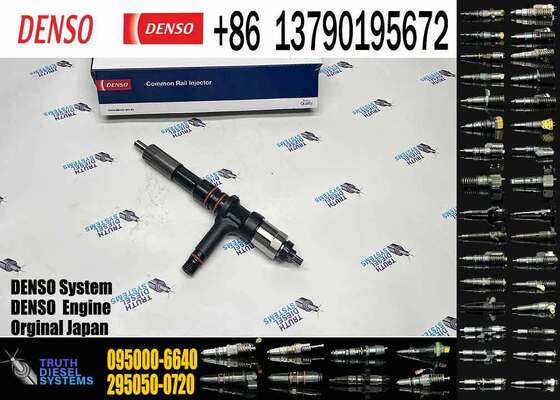 Diesel Engine parts Common Rail Fuel Injector 095000-6640 6251-11-3200 for Excavator 6D125