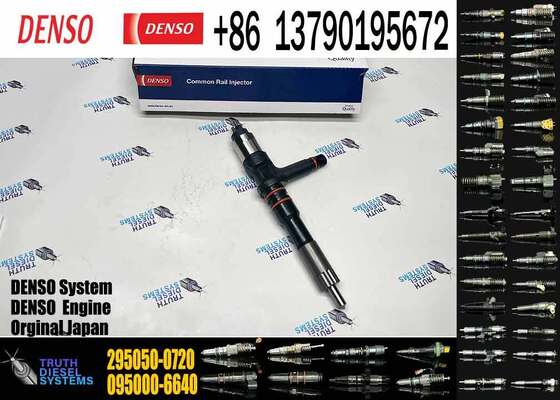 Fuel Injector 295050-0720 6252-11-3100 for SAA6D125E-6 SAA6D125E-7 Engine PC490-10 HM300-5 WA470-8 WA480-8 D85-18