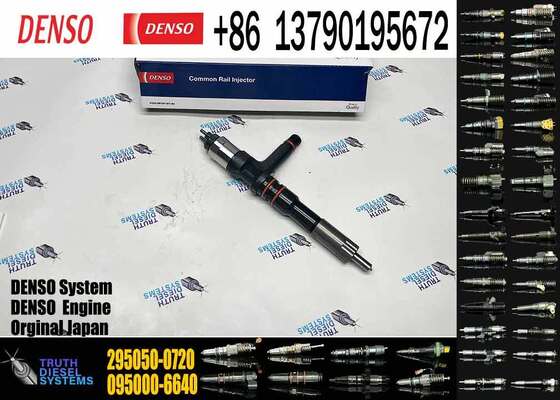 Fuel Injector 295050-0720 6252-11-3100 for SAA6D125E-6 SAA6D125E-7 Engine PC490-10 HM300-5 WA470-8 WA480-8 D85-18