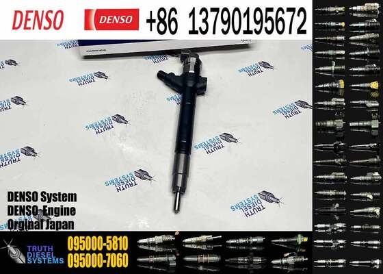 New Diesel Fuel Common Rail Injectors 095000-5810 6C1Q-9K546-BB 095000-7060 Transit Transit Defender Injector