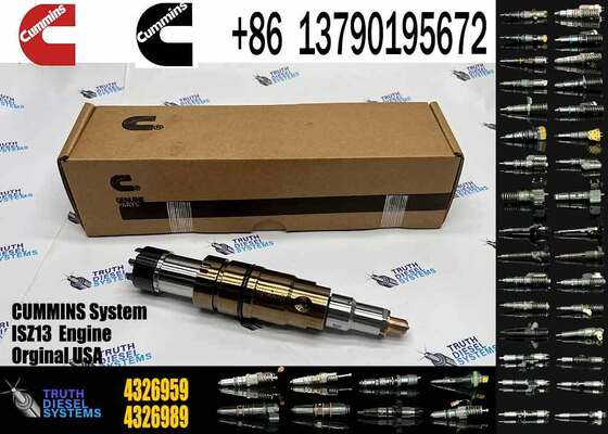 Reman Fuel Injector 4326959 181365371 for Cummins ISZ13 QSZ13 Diesel Engine
