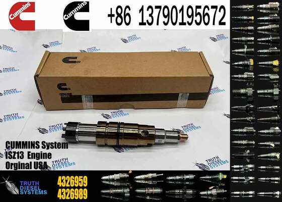 Reman Fuel Injector 4326959 181365371 for Cummins ISZ13 QSZ13 Diesel Engine